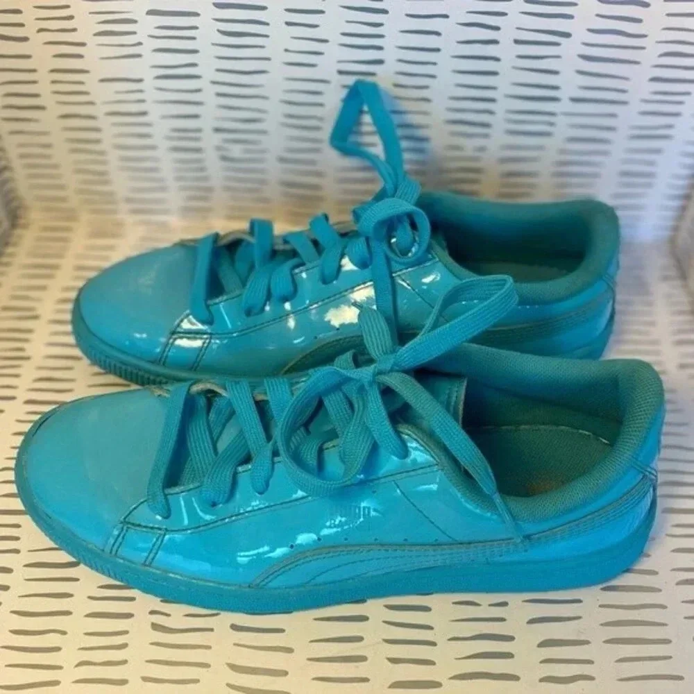 PUMA Basket Patent‎ Jr Aruba Blue 6.5C